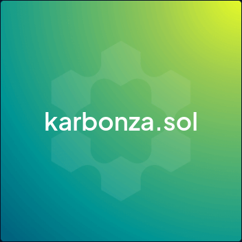 karbonza.sol Solana Name Service (SNS and .sol domain) PFP