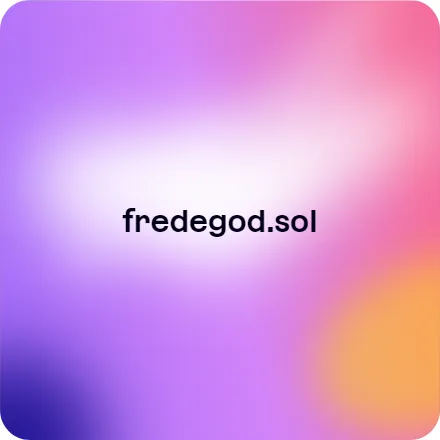 fredegod.sol Solana Name Service (SNS and .sol domain) PFP